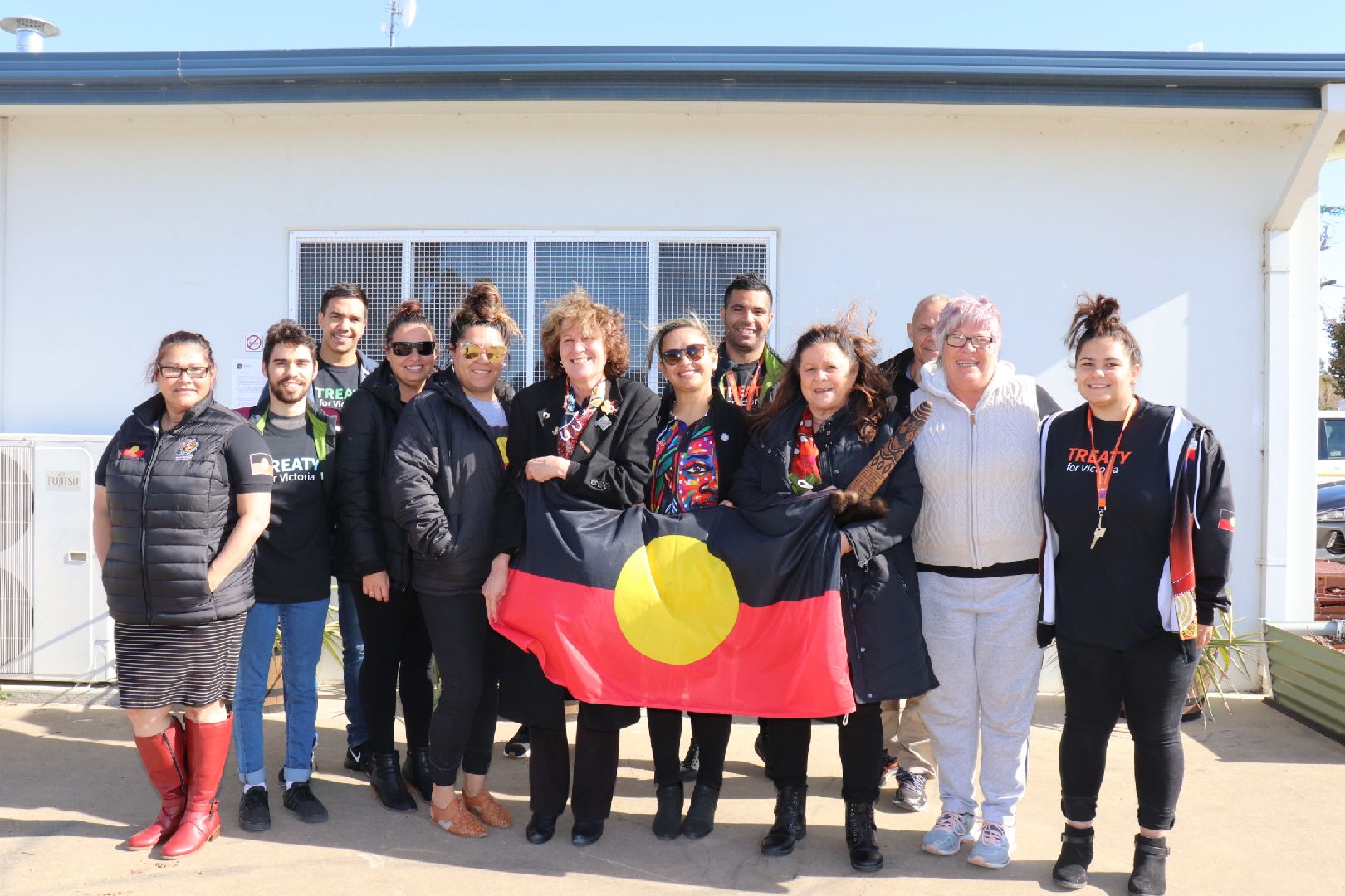 People at a Treaty Advancement Commission meeting in Echuca